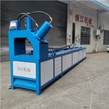 全自動(dòng)液壓沖孔機(jī)金屬管材沖孔機(jī)方圓形菱形不銹鋼管材沖孔機(jī)