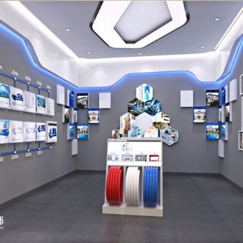 濟南企業展示展廳裝修設計公司