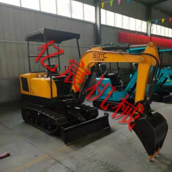 20型小挖掘機 微型挖機 工程用小挖機 挖坑機 挖溝機 農用小挖機