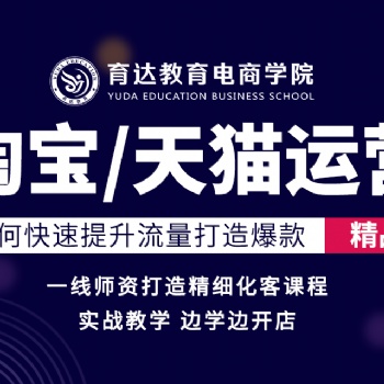 電商運營培訓哪家好淘寶培訓學校電商營銷實戰學習育達