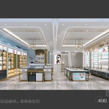 眼鏡店設(shè)計(jì)效果圖案例