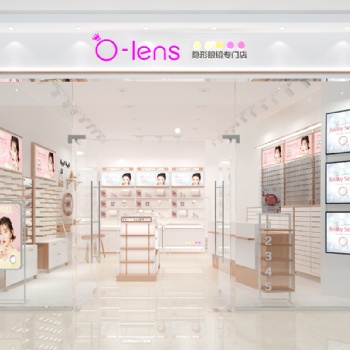 隱形眼鏡店 美瞳專賣店設(shè)計(jì)效果圖案例