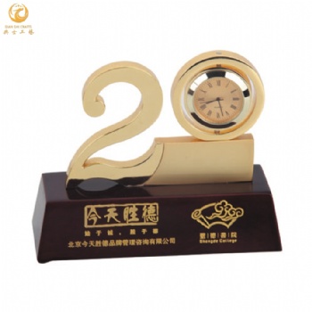 福建20周年聚會紀念品 水晶金屬獎杯