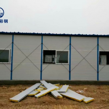 祈虹生產(chǎn)復(fù)合板彩鋼房 定做臨汾活動房 活動房