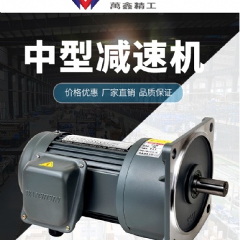 立式臥式100W200W400W750W小型交流齒輪減速電機單相220v帶剎車