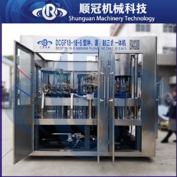 廠家直供瓶裝水生產線色板灌裝機
