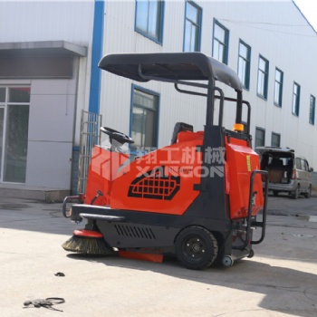 景區園林清掃用電動掃地車 節能環保型電動清掃車 小型座駕式電動掃地車 純電動駕駛掃地車 五刷式電動