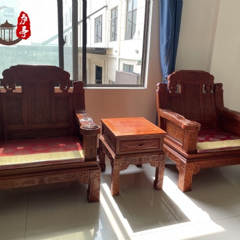 廬亭園林景觀廠家：專業定制國學學習書桌，紅木家具，紅木沙發，霸氣辦公桌，書桌，柜子等家具產品