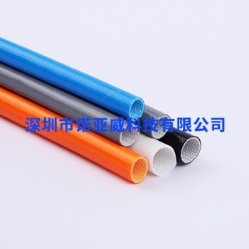 廠家供應(yīng)硅橡膠玻璃纖維套管 內(nèi)纖外膠玻璃纖維套管