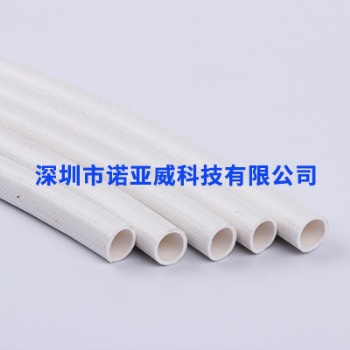 廠家供應(yīng)硅橡膠玻璃纖維套管 內(nèi)膠外纖玻璃纖維套管