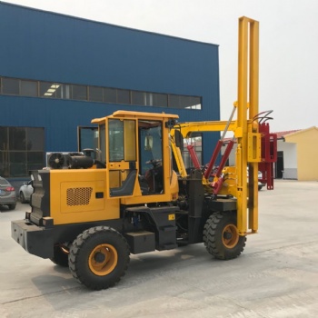 公路護(hù)欄立柱鉆孔樁機(jī) 護(hù)欄打樁機(jī) 多類管樁護(hù)欄打樁機(jī)