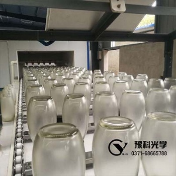 豫科光學自動蒙砂生產線