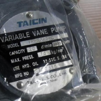臺(tái)灣TAICIN泰炘葉片泵FVSF-1V-10現(xiàn)貨