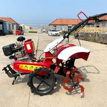柴油四驅微耕機 小型耕地機 田間果園微型旋耕耕地除草機 開溝機