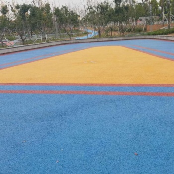 自貢市 彩色強固透水混凝土地坪 瀝青混凝土路 本地廠家**應
