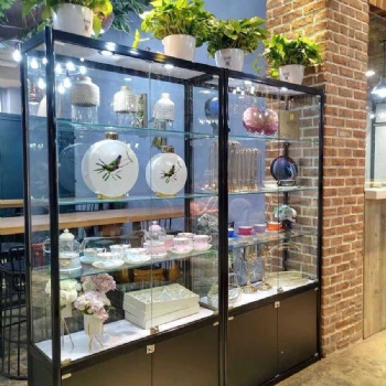 廠家** 鈦合金貨架展示柜 來圖加工定制