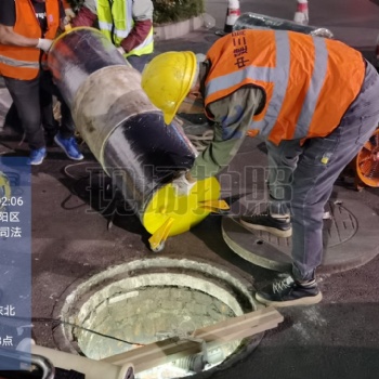 山西省長治市專業管道塌陷破裂修復，管道短管內襯置換修復