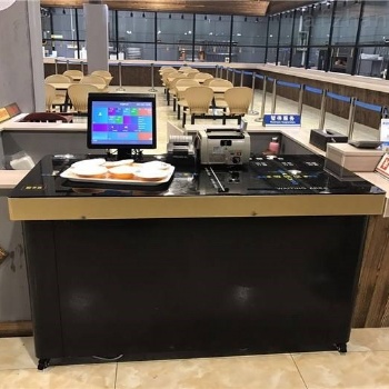 環云智慧餐臺的智能結算適用于學校，企事業餐廳