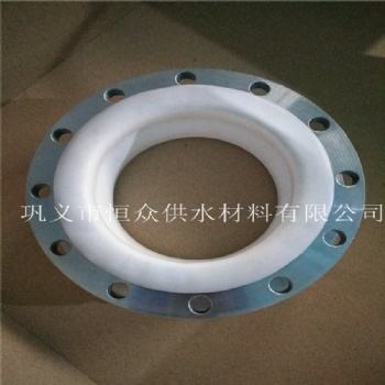 循環(huán)水泵用橡膠軟連接，襯四氟橡膠軟接頭，恒眾現(xiàn)貨