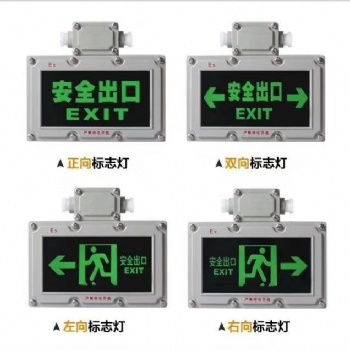 湖北迅元貝力安全出口標志燈5W雙頭應急燈10W