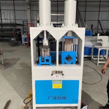 雙工位液壓沖床 鍍鋅管液壓沖孔機 鐵管沖孔機 鋼架結構沖孔機