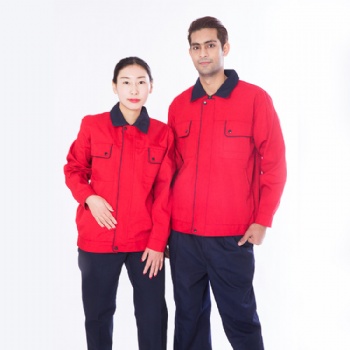 青島工作服定做、夏季工作服吸汗易干