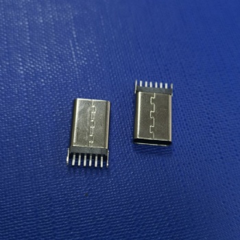 TYPE-C 6PIN 180度直插DIP H=13.0 13.7 15.0 帶魚叉腳