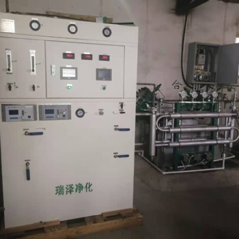 一小時氣站可充裝15瓶高純氮氣