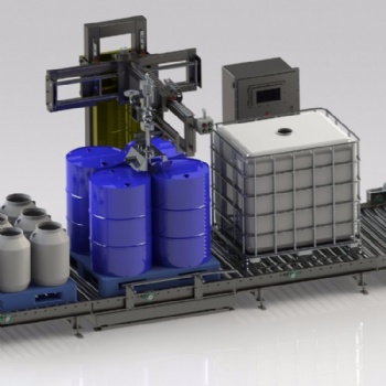 噸桶灌裝機 四桶位200L灌裝機