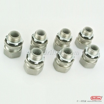 Driflex供應不銹鋼304直接頭，M,G,NPT螺紋標準3/8“~4”