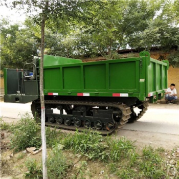 小型農(nóng)業(yè)機械山地履帶運輸車手扶全地形爬山虎農(nóng)用車自卸拖拉機