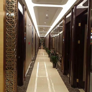 南京 豪華酒店金屬裝飾鋁雕隔斷廠家