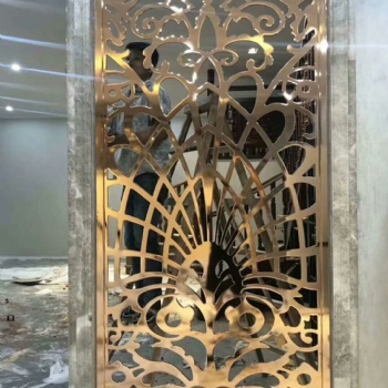 寧波 高檔住宅玄關(guān)餐廳鋁藝屏風(fēng)廠家定做