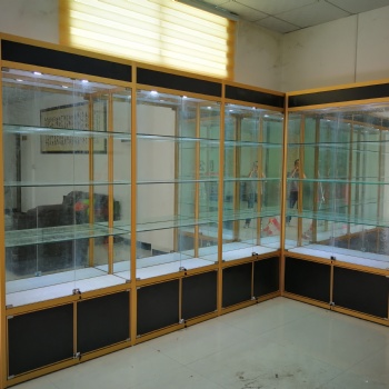 鈦合金展柜展柜汽車展柜倉儲貨架精品貨架