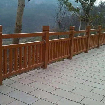 水泥仿木護欄 仿木3-8型欄桿 景區(qū)園林公園