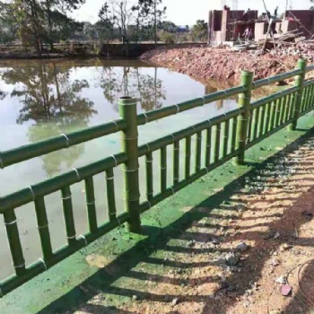 福建仿竹護欄3-9型款 水泥仿竹園林景觀護欄室外圍欄