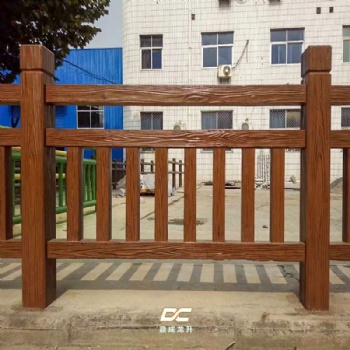 湖南水泥仿樹皮護欄3-8型仿木護欄公園景區建筑