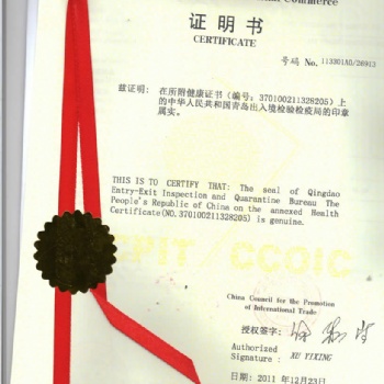 代辦新加坡貿促會商事證明CCPIT