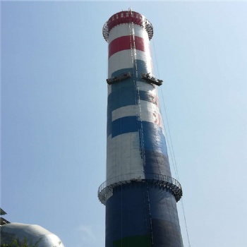 煙囪彩繪 煙囪美化 煙囪施工