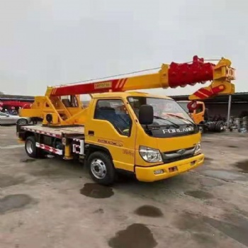 利拓廠家供應藍牌汽車吊工程建筑液壓油電兩用汽車起重機