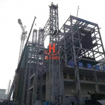 垃圾焚燒電廠干煤棚體育場看臺管桁架制作工程建設(shè)