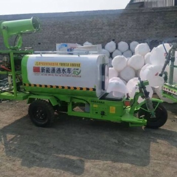 新能源電動(dòng)三輪灑水車工地用工程車霧炮機(jī)小型綠化環(huán)保環(huán)衛(wèi)消毒車