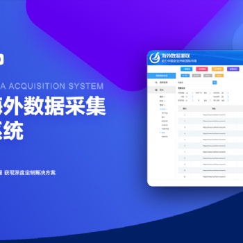 小溪暢流開發案例---海外數據抓取系統