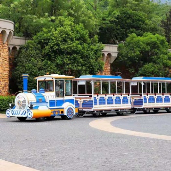 大型無軌觀光火車，電動燃油景區觀光游樂設備