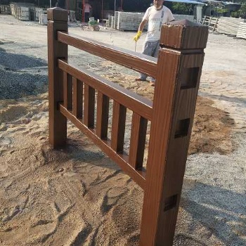 戶外景區防護欄桿，美麗鄉村仿木欄桿的安裝，仿木欄桿的特點