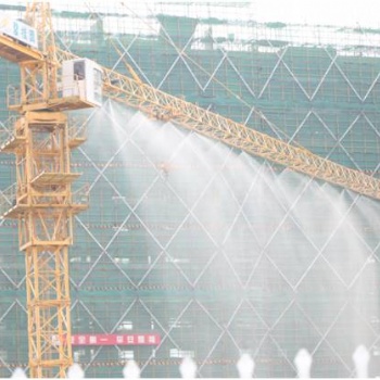 建筑工地塔吊噴淋降塵設備除塵降溫一體噴霧機塔機