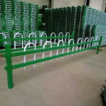 U型草坪護欄-倒U型草坪護欄-學校護欄安全無尖---尚泉護欄