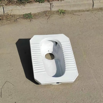 家用蹲便器蹲坑式便盆陶瓷衛(wèi)浴蹲便馬桶 工程款陶瓷蹲便器