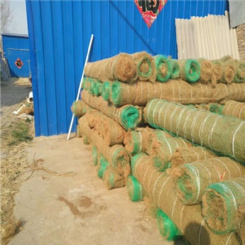 白銀市環保草毯 邊坡綠化生態植物纖維毯 椰絲毯 河渠護岸邊坡綠化