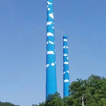 煙囪美化 煙囪彩繪 煙囪施工 煙囪工程